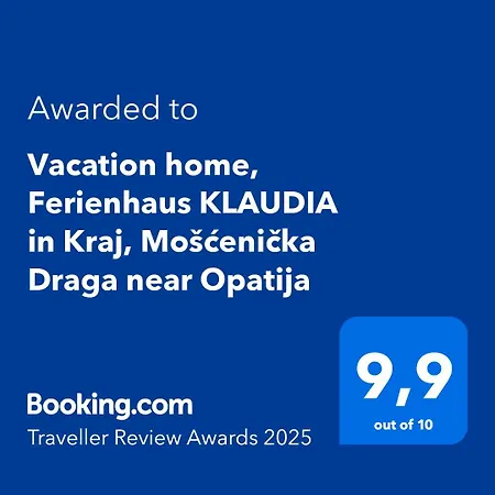 Holiday home Vacation Home, Klaudia In Kraj, Near Opatija